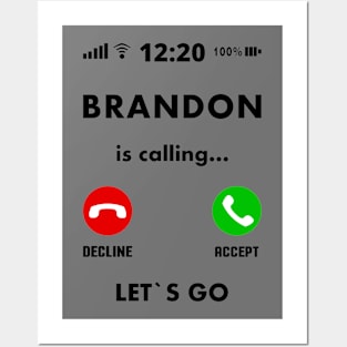 LET`S GO BRANDON - lets go brandon Posters and Art